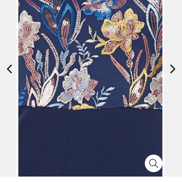 NWT JS Collections Nova Bow Palazzo Jumpsuit - Picture 4 of 5